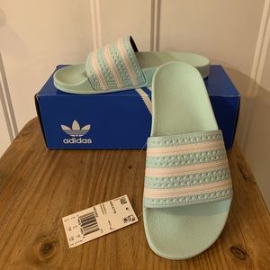 NWT Adidas Adilette slide, size 6